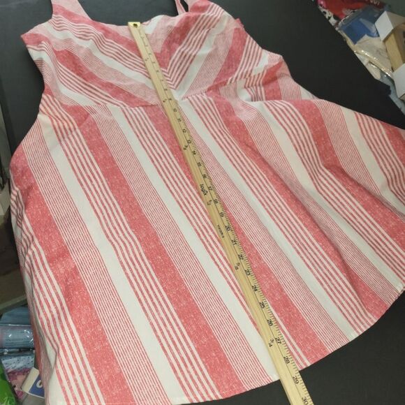 New Bailey Blue Striped Sleeveless Dress 2X - Picture 8 of 9